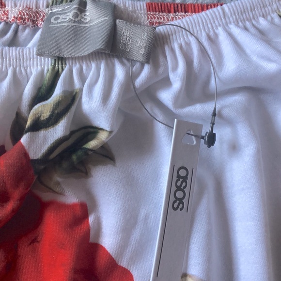 ASOS Off the Shoulder Floral Print Dress - Picture 4 of 4